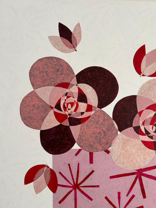 'A Pot Of Flowers' Print